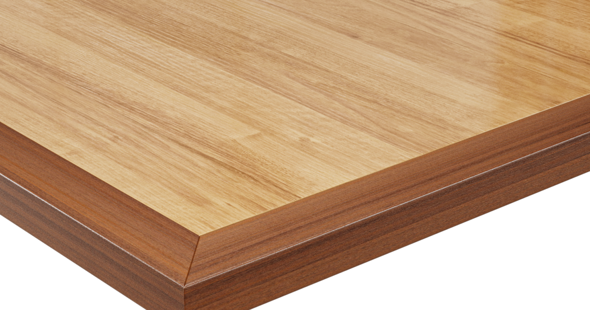 Veneer Table Top with Hardwood Edge | Furniture Fusion